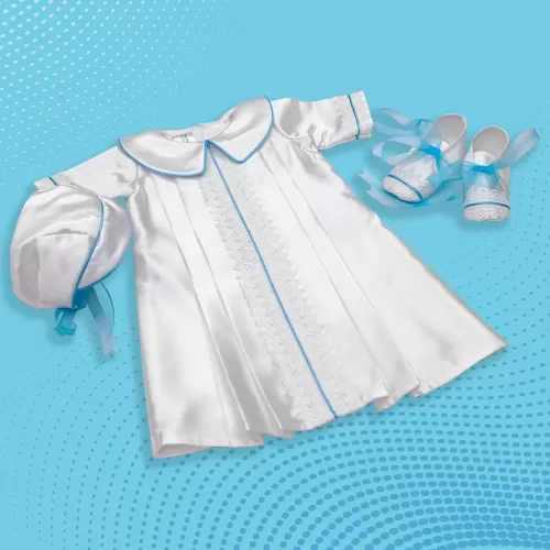 Baptism Dress for Boys and Girls with Bonnet and Booties – JBCD22021008