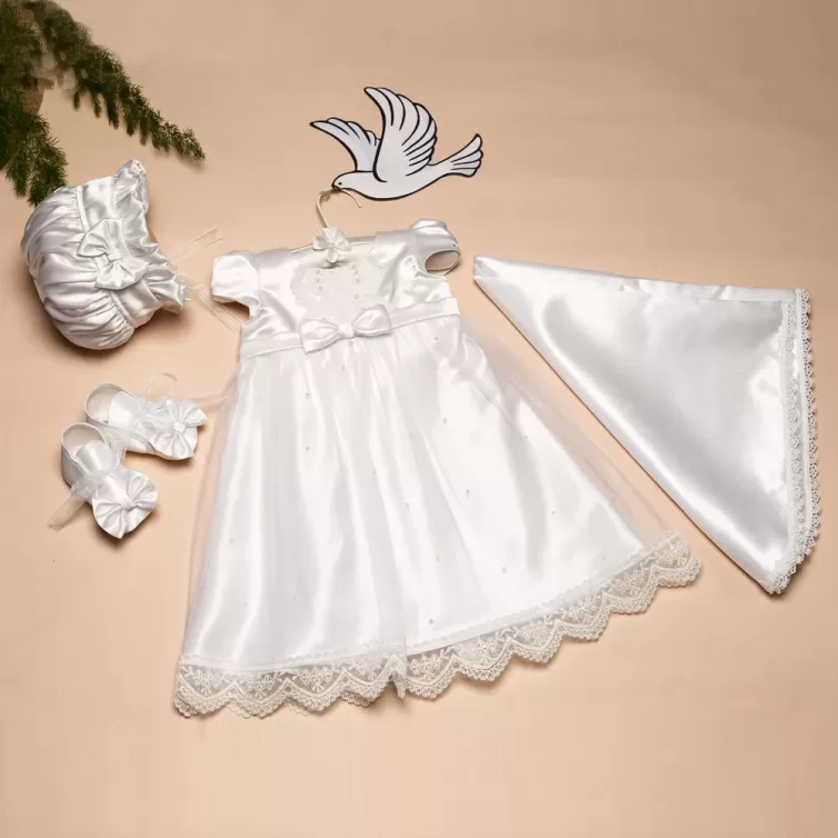 Classic Baptism Gown for Baby Boys and Girls – Elegant Christening Attire Combo – JBBG2508021